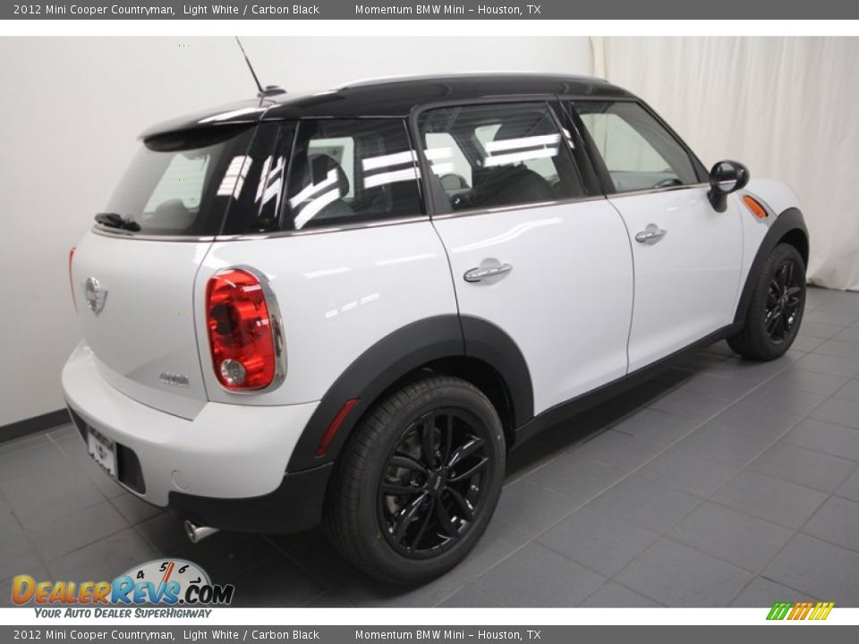 2012 Mini Cooper Countryman Light White / Carbon Black Photo #7