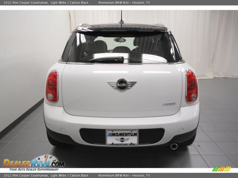 2012 Mini Cooper Countryman Light White / Carbon Black Photo #8