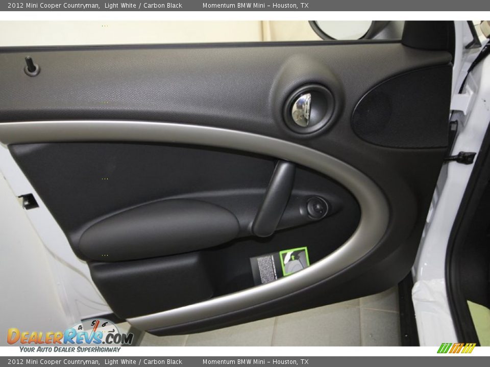 2012 Mini Cooper Countryman Light White / Carbon Black Photo #12