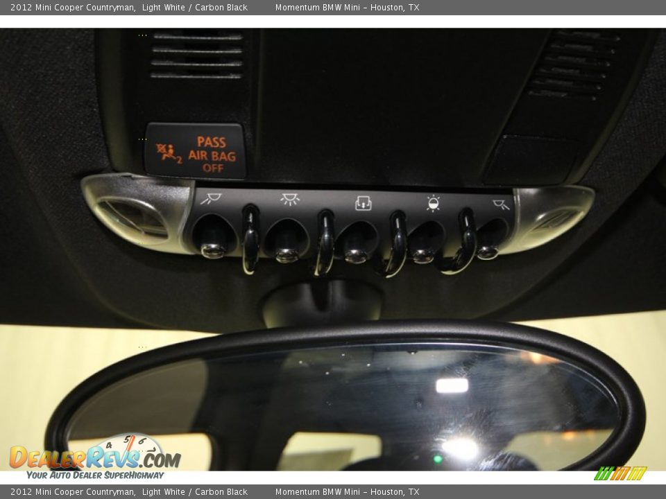 2012 Mini Cooper Countryman Light White / Carbon Black Photo #13