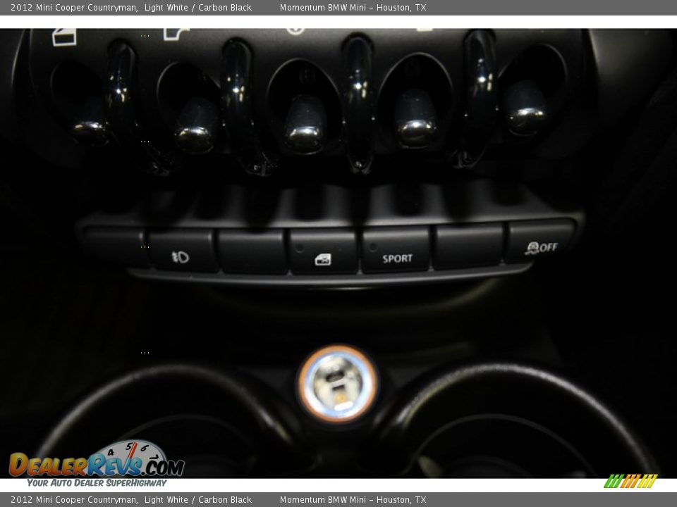 2012 Mini Cooper Countryman Light White / Carbon Black Photo #16