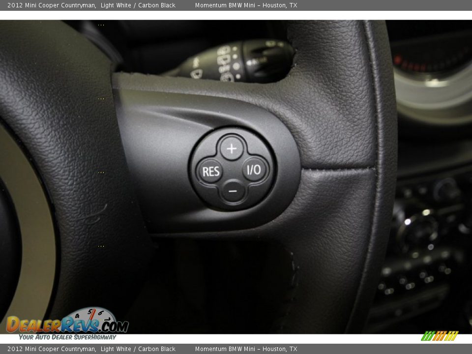 2012 Mini Cooper Countryman Light White / Carbon Black Photo #20