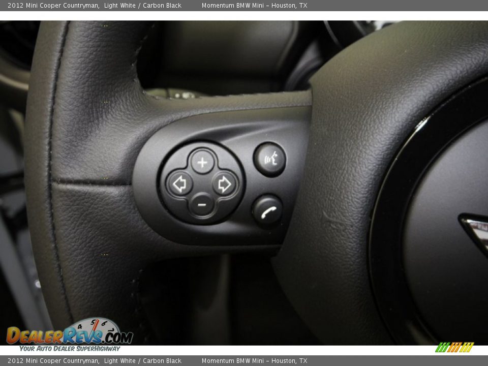 2012 Mini Cooper Countryman Light White / Carbon Black Photo #21