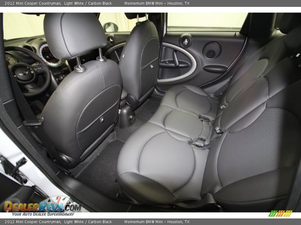 2012 Mini Cooper Countryman Light White / Carbon Black Photo #22