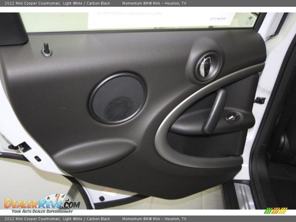 2012 Mini Cooper Countryman Light White / Carbon Black Photo #23