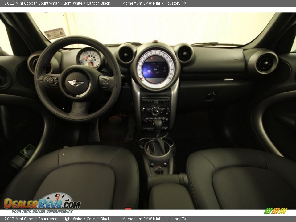 2012 Mini Cooper Countryman Light White / Carbon Black Photo #24