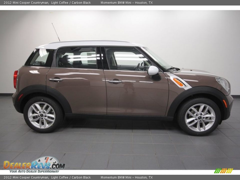 2012 Mini Cooper Countryman Light Coffee / Carbon Black Photo #2