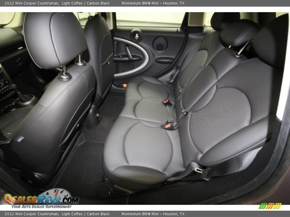 2012 Mini Cooper Countryman Light Coffee / Carbon Black Photo #4