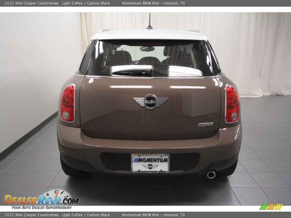 2012 Mini Cooper Countryman Light Coffee / Carbon Black Photo #8