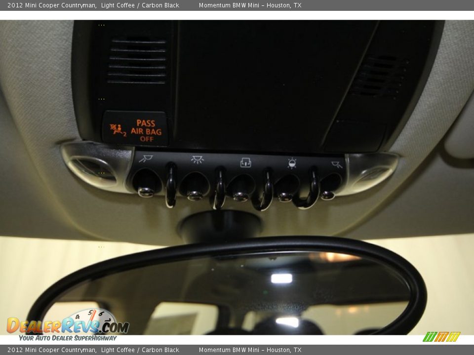 2012 Mini Cooper Countryman Light Coffee / Carbon Black Photo #13