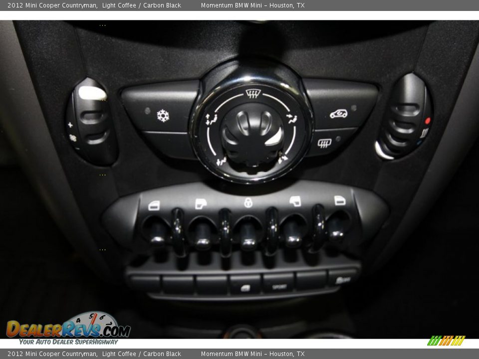 2012 Mini Cooper Countryman Light Coffee / Carbon Black Photo #15