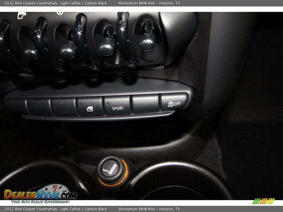 2012 Mini Cooper Countryman Light Coffee / Carbon Black Photo #16