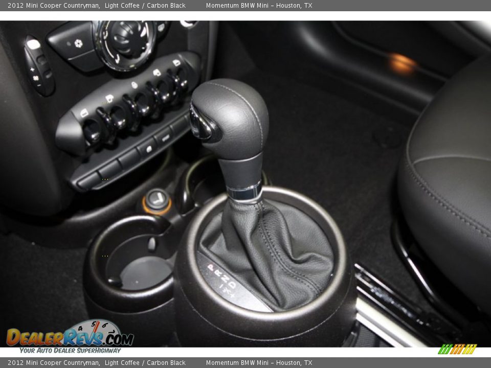 2012 Mini Cooper Countryman Light Coffee / Carbon Black Photo #17