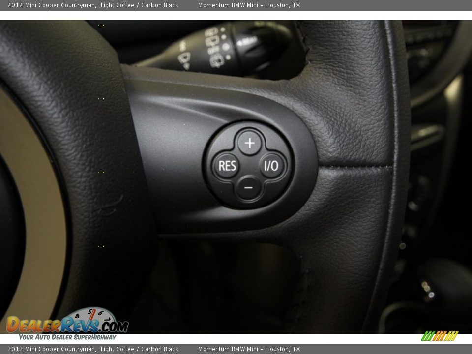 2012 Mini Cooper Countryman Light Coffee / Carbon Black Photo #20