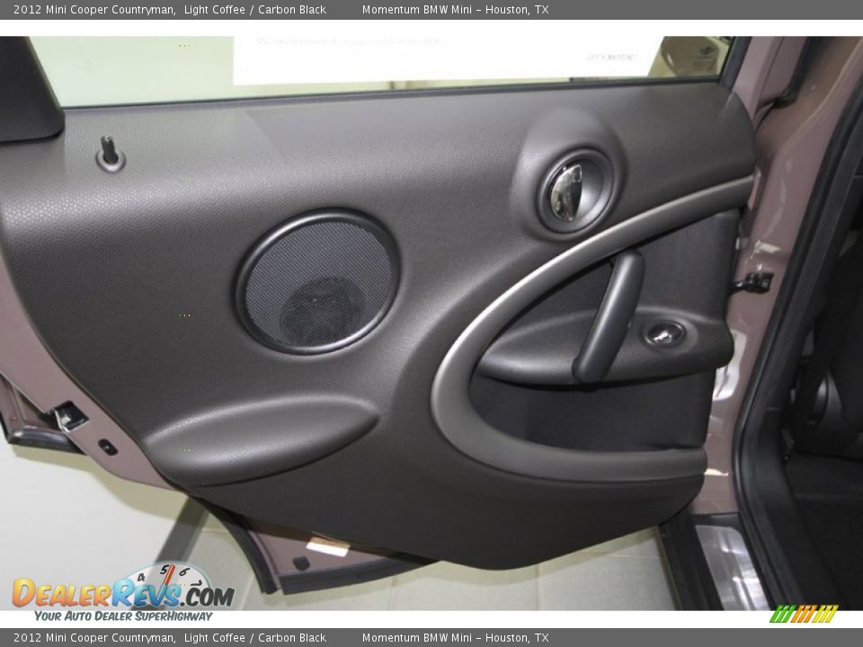 2012 Mini Cooper Countryman Light Coffee / Carbon Black Photo #23