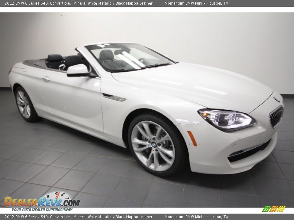 Front 3/4 View of 2012 BMW 6 Series 640i Convertible Photo #1