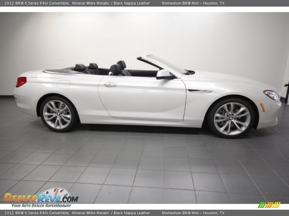 Mineral White Metallic 2012 BMW 6 Series 640i Convertible Photo #6