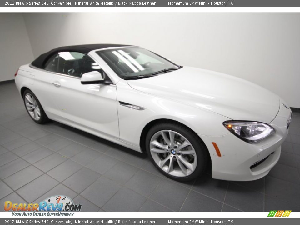 Front 3/4 View of 2012 BMW 6 Series 640i Convertible Photo #7