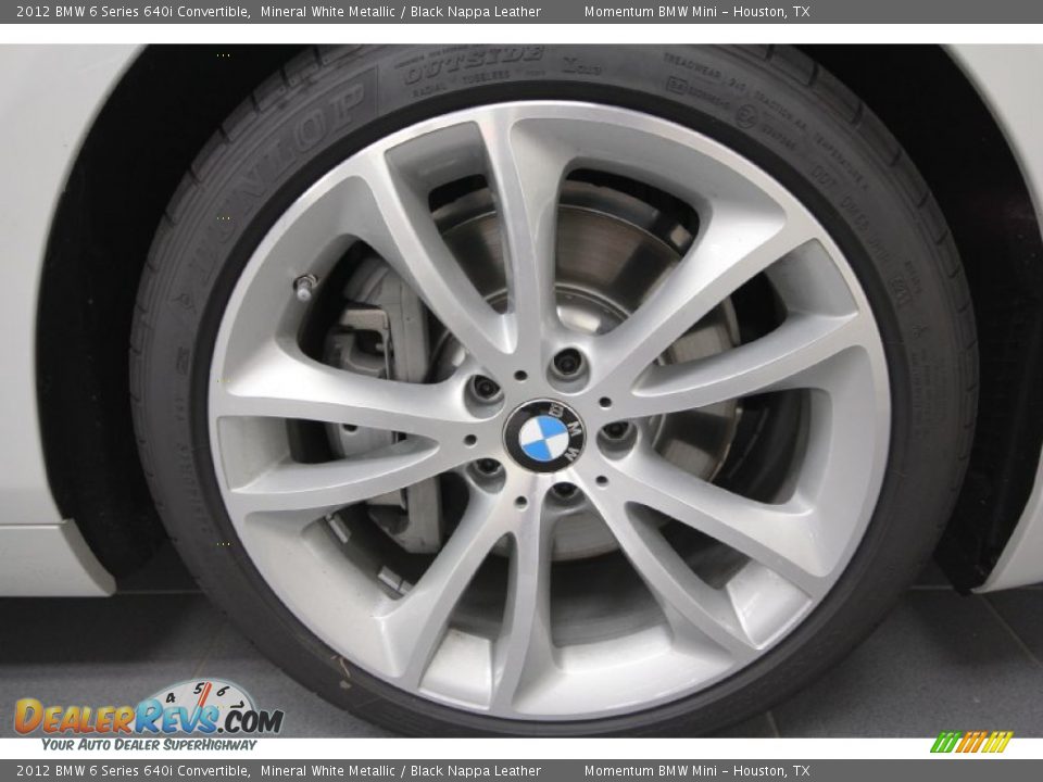 2012 BMW 6 Series 640i Convertible Wheel Photo #8