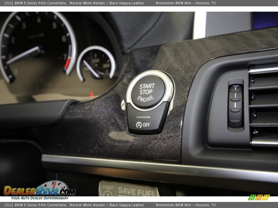Controls of 2012 BMW 6 Series 640i Convertible Photo #22