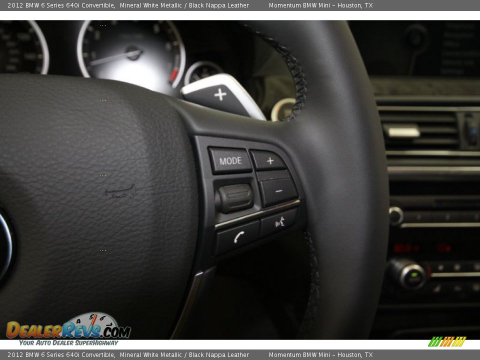 Controls of 2012 BMW 6 Series 640i Convertible Photo #23