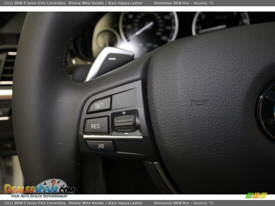 Controls of 2012 BMW 6 Series 640i Convertible Photo #24
