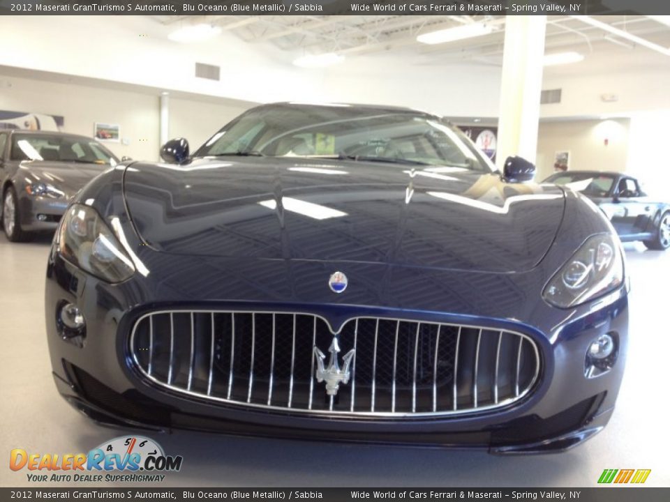 2012 Maserati GranTurismo S Automatic Blu Oceano (Blue Metallic) / Sabbia Photo #2