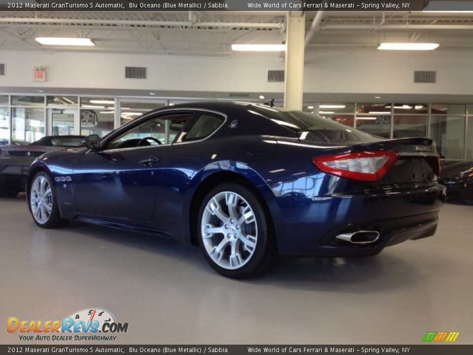 2012 Maserati GranTurismo S Automatic Blu Oceano (Blue Metallic) / Sabbia Photo #5