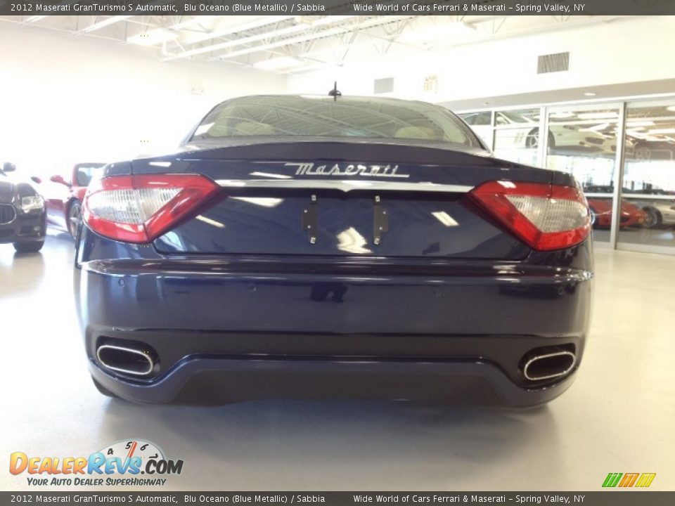 2012 Maserati GranTurismo S Automatic Blu Oceano (Blue Metallic) / Sabbia Photo #6