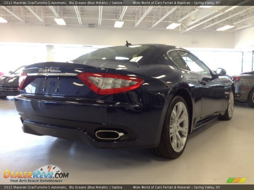 2012 Maserati GranTurismo S Automatic Blu Oceano (Blue Metallic) / Sabbia Photo #7