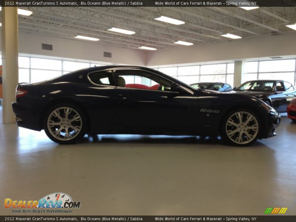 2012 Maserati GranTurismo S Automatic Blu Oceano (Blue Metallic) / Sabbia Photo #8