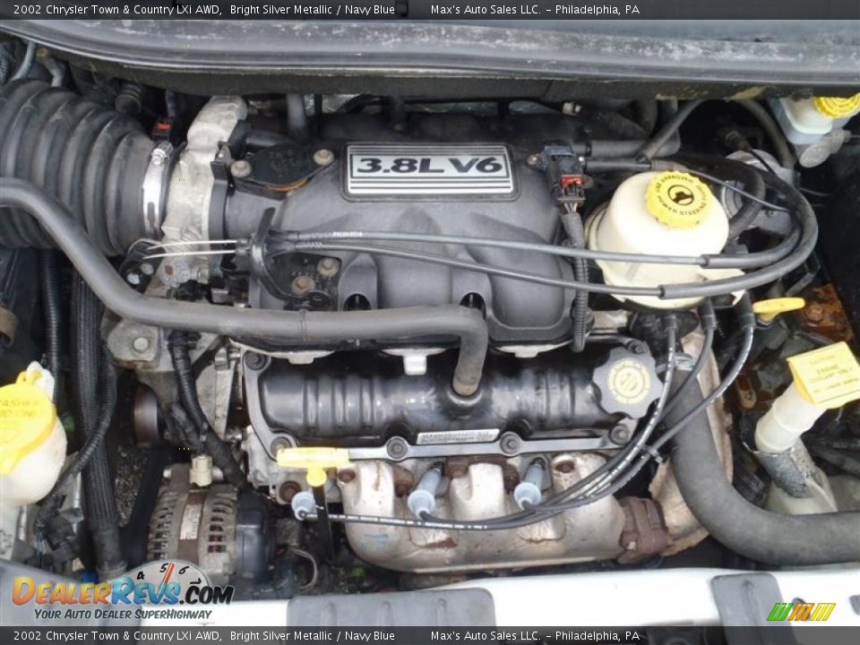 2002 Chrysler Town & Country LXi AWD 3.8 Liter OHV 12-Valve V6 Engine Photo #14