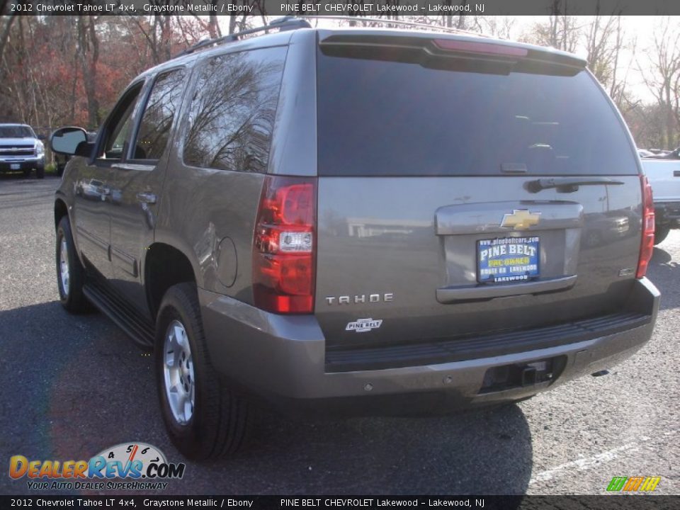 2012 Chevrolet Tahoe LT 4x4 Graystone Metallic / Ebony Photo #6