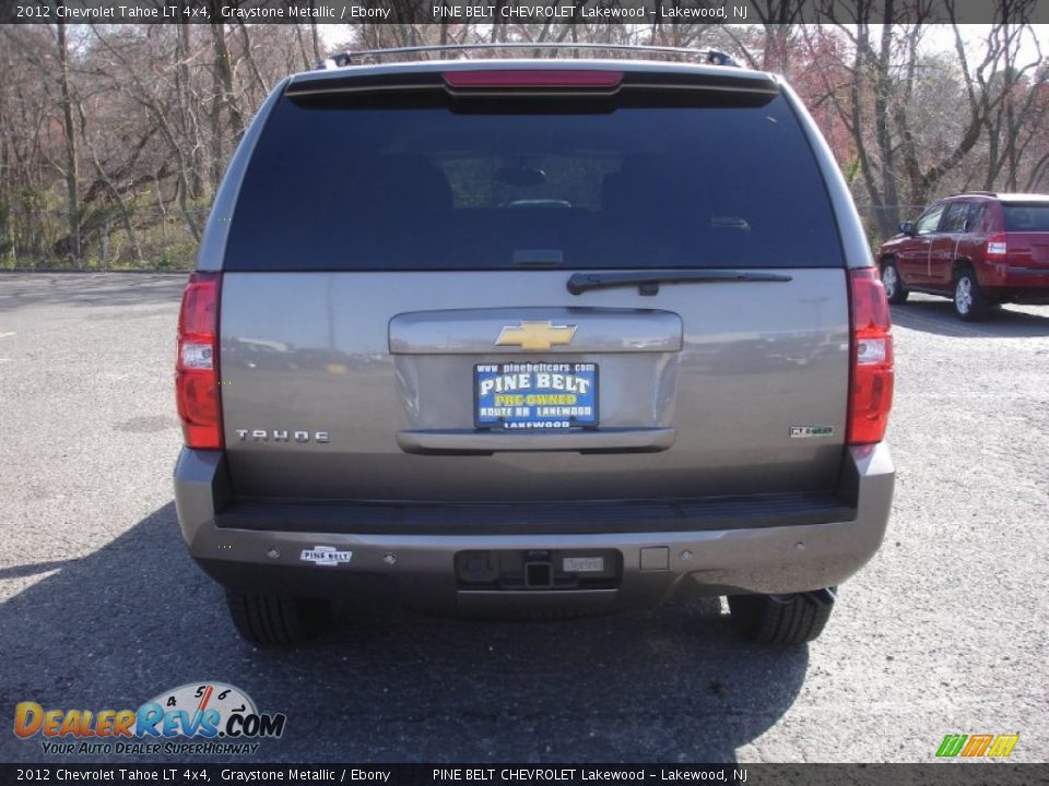 2012 Chevrolet Tahoe LT 4x4 Graystone Metallic / Ebony Photo #5