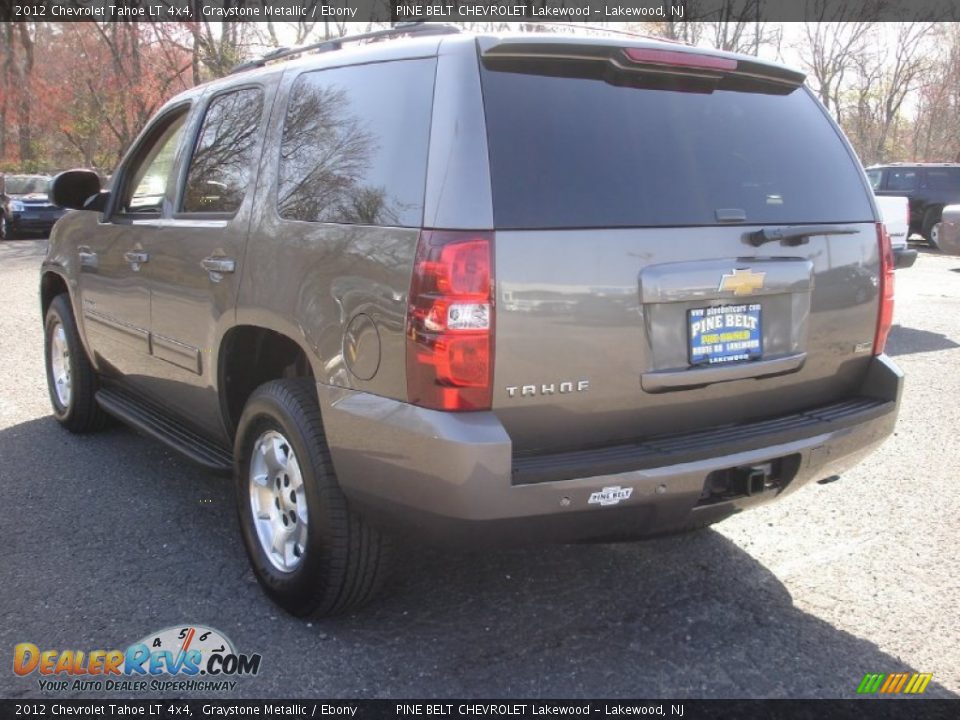 2012 Chevrolet Tahoe LT 4x4 Graystone Metallic / Ebony Photo #6
