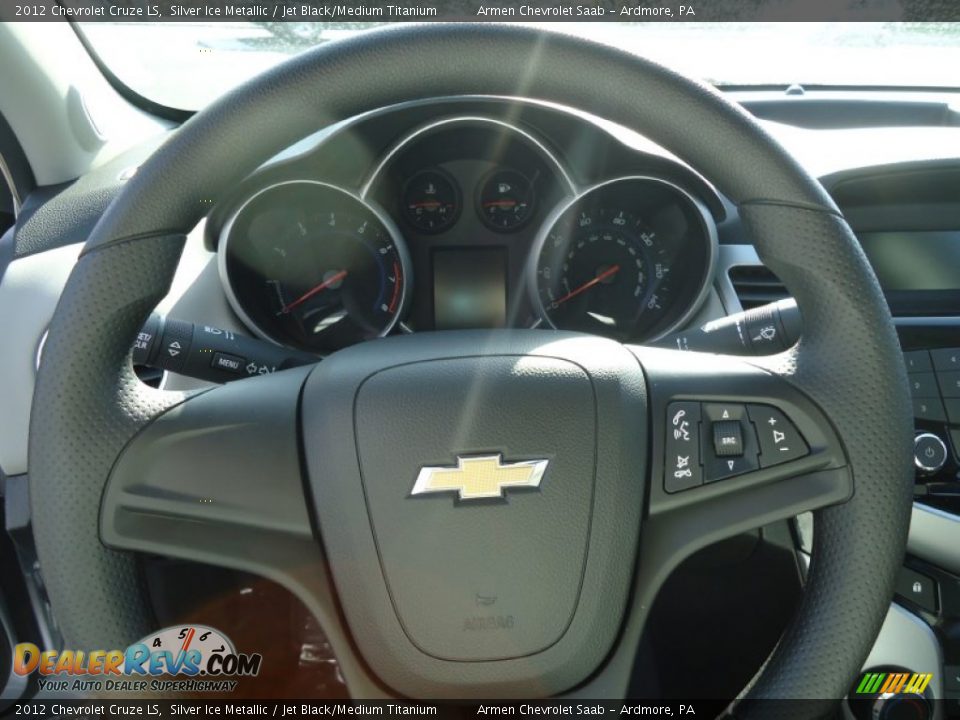 2012 Chevrolet Cruze LS Silver Ice Metallic / Jet Black/Medium Titanium Photo #13