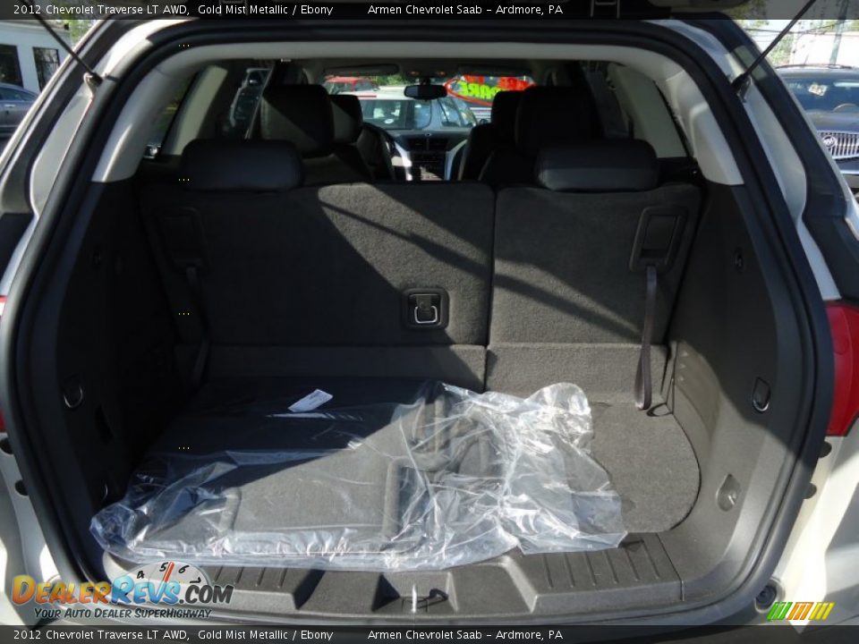 2012 Chevrolet Traverse LT AWD Gold Mist Metallic / Ebony Photo #10