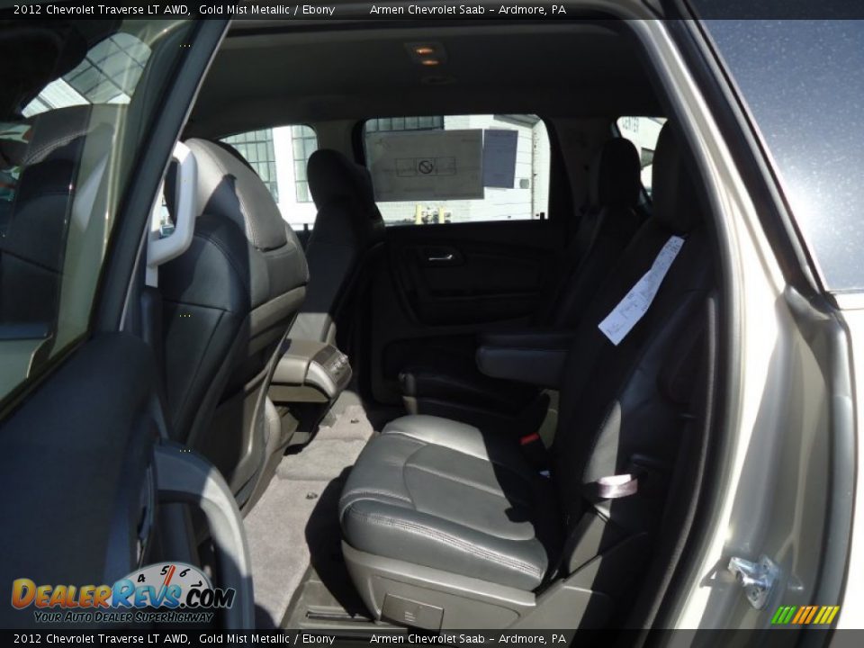 2012 Chevrolet Traverse LT AWD Gold Mist Metallic / Ebony Photo #12