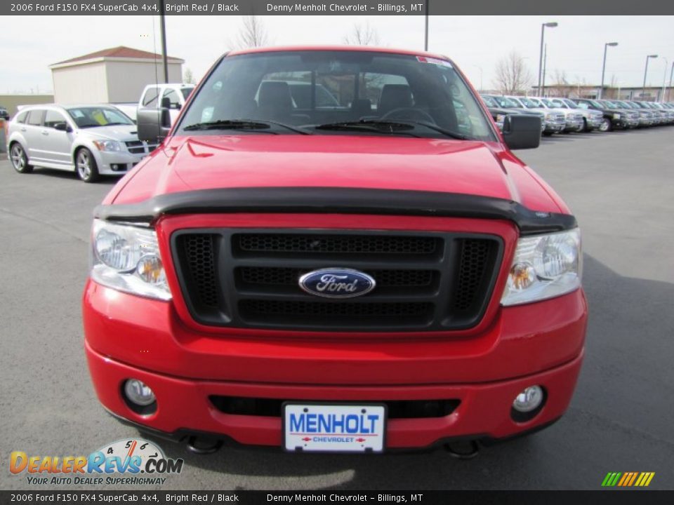 2006 Ford F150 FX4 SuperCab 4x4 Bright Red / Black Photo #2