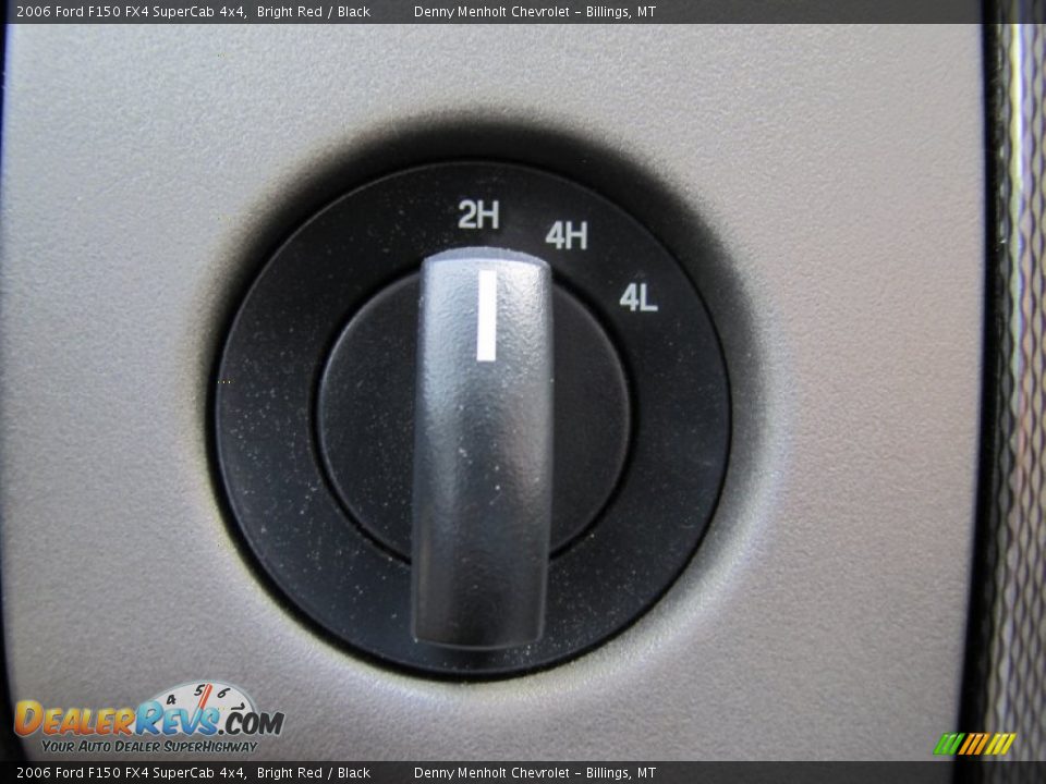 2006 Ford F150 FX4 SuperCab 4x4 Bright Red / Black Photo #16