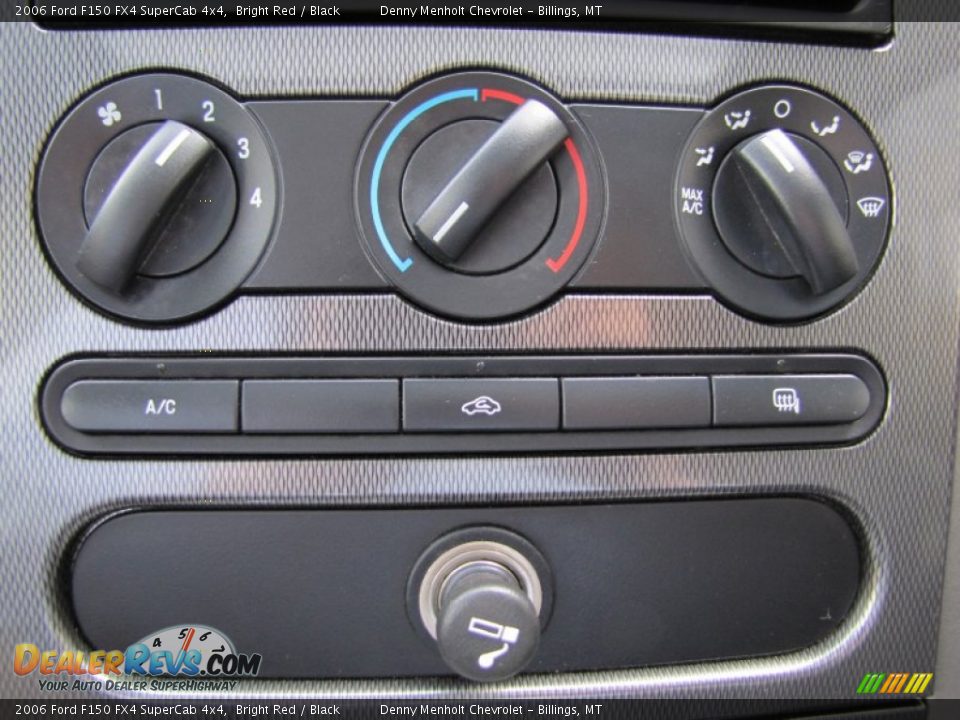 2006 Ford F150 FX4 SuperCab 4x4 Bright Red / Black Photo #20