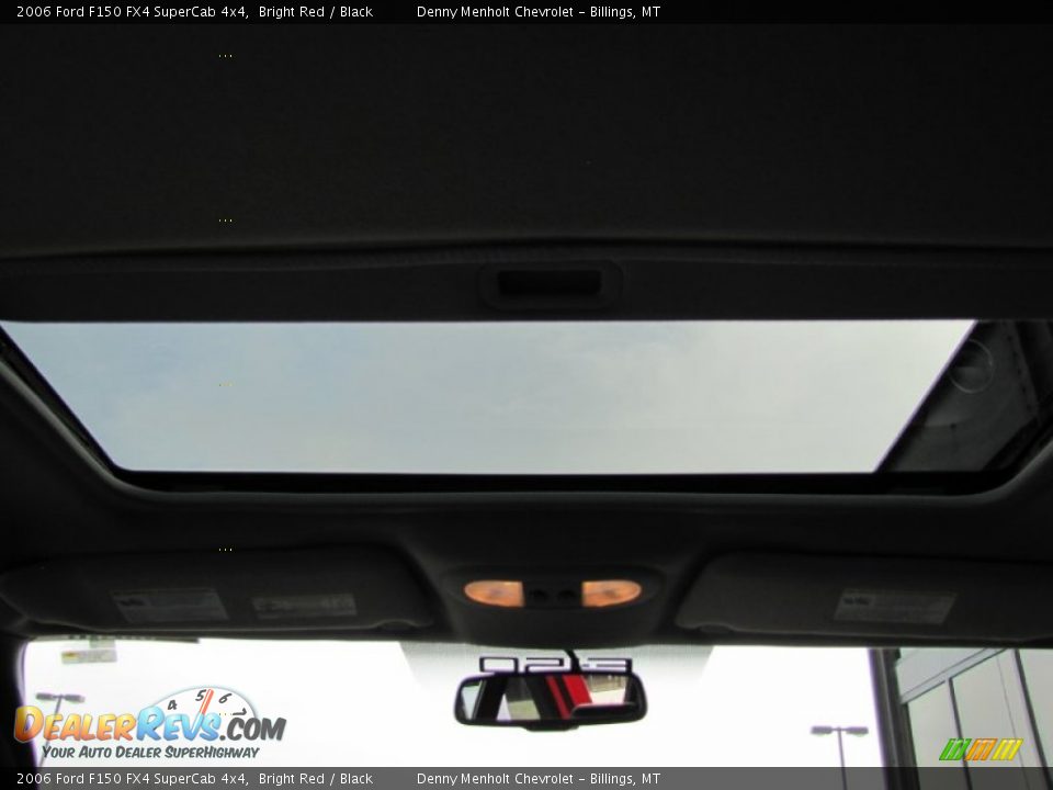 2006 Ford F150 FX4 SuperCab 4x4 Bright Red / Black Photo #25