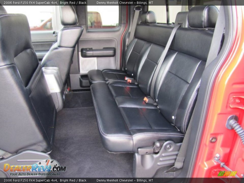 2006 Ford F150 FX4 SuperCab 4x4 Bright Red / Black Photo #26