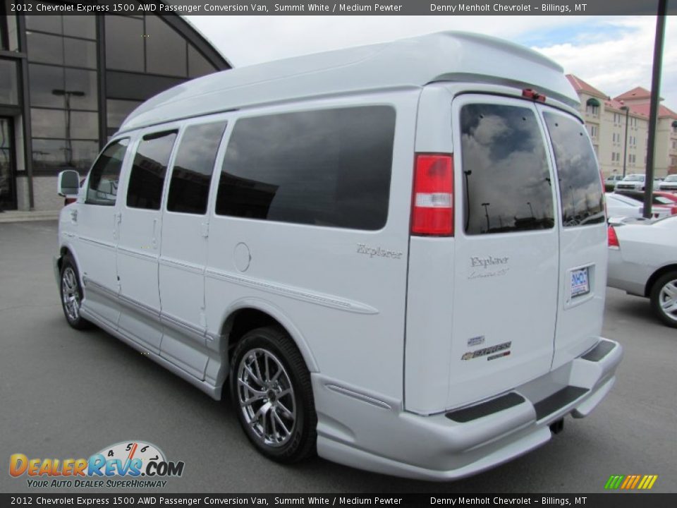 Summit White 2012 Chevrolet Express 1500 AWD Passenger Conversion Van Photo #5