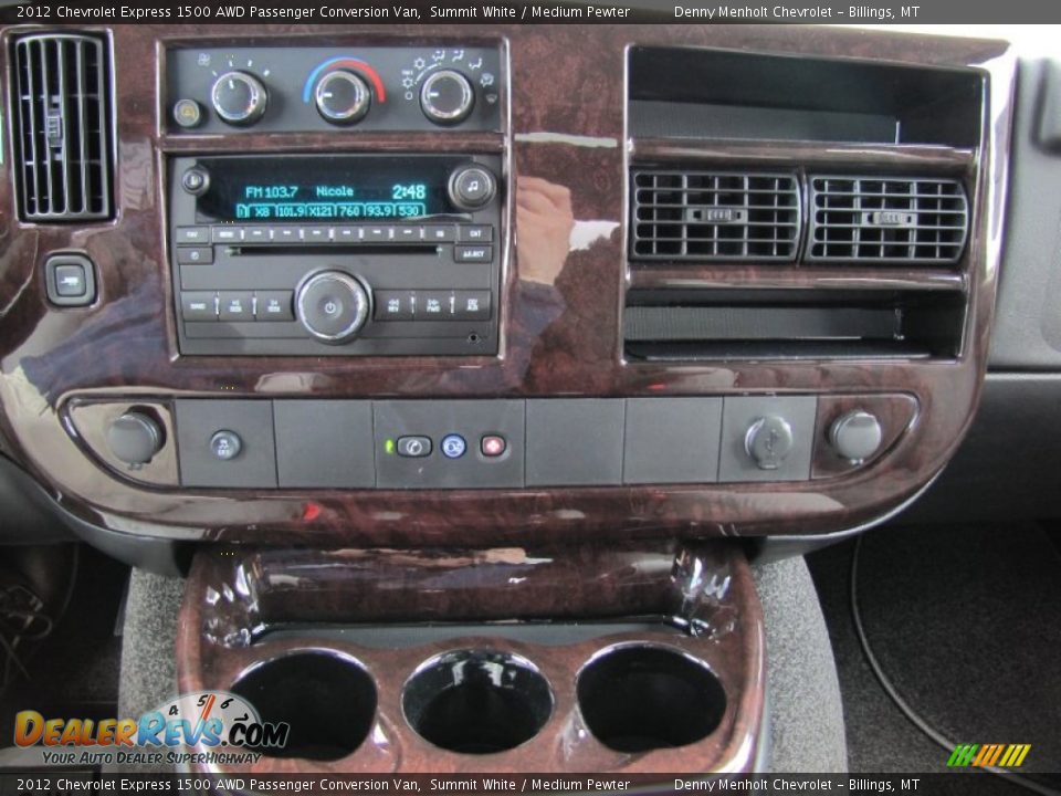 2012 Chevrolet Express 1500 AWD Passenger Conversion Van Summit White / Medium Pewter Photo #18