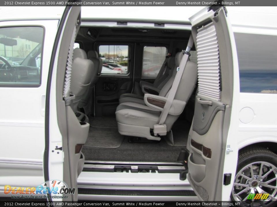 2012 Chevrolet Express 1500 AWD Passenger Conversion Van Summit White / Medium Pewter Photo #28