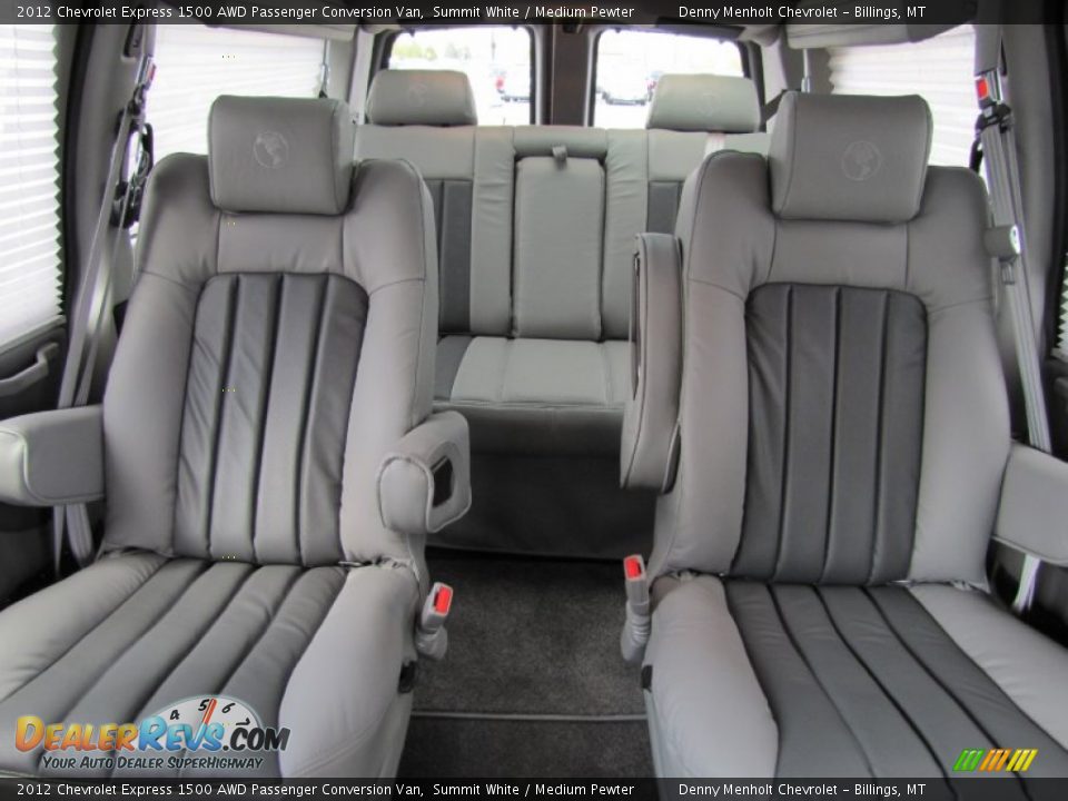 2012 Chevrolet Express 1500 AWD Passenger Conversion Van Summit White / Medium Pewter Photo #31