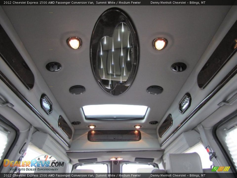 2012 Chevrolet Express 1500 AWD Passenger Conversion Van Summit White / Medium Pewter Photo #32