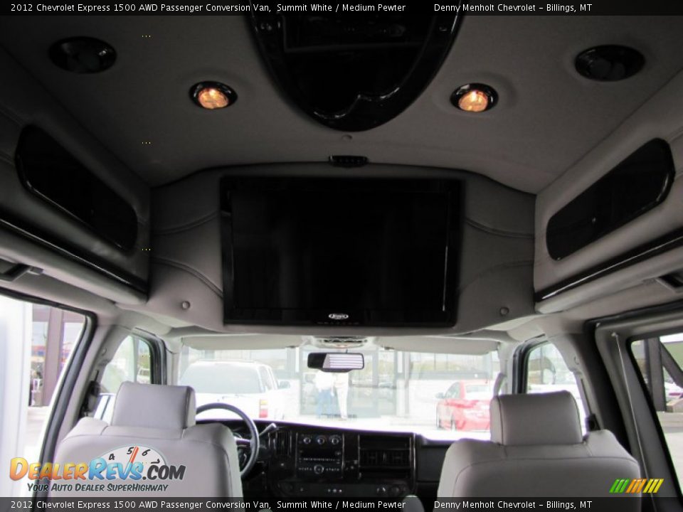 2012 Chevrolet Express 1500 AWD Passenger Conversion Van Summit White / Medium Pewter Photo #35