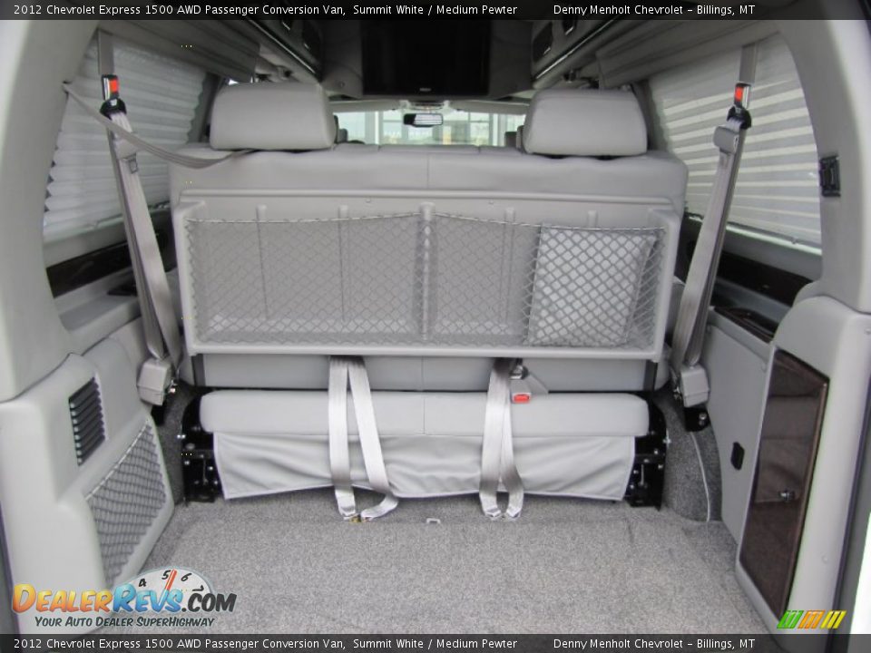 2012 Chevrolet Express 1500 AWD Passenger Conversion Van Summit White / Medium Pewter Photo #36